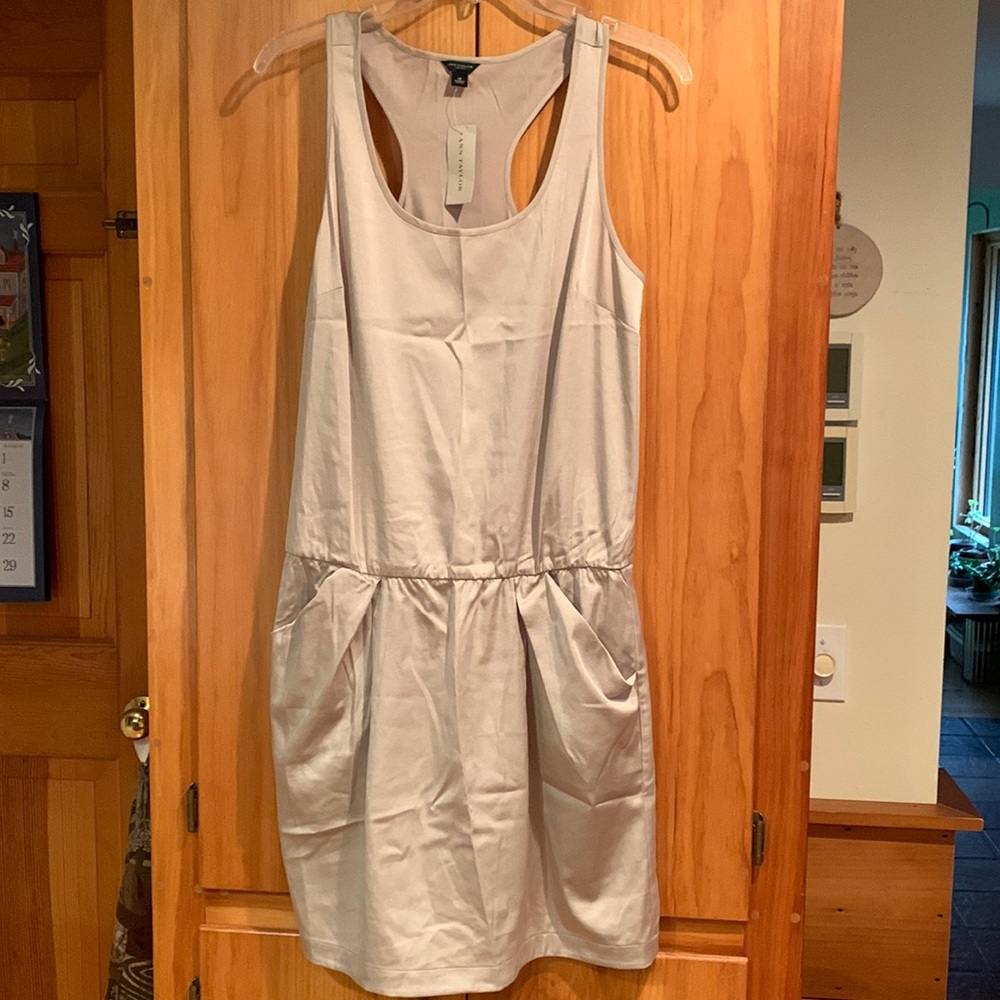 Gold tank top dress